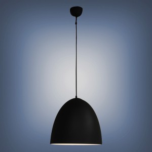 Moderne Pendelleuchte, Farbe schwarz, 40 cm Durchmesser