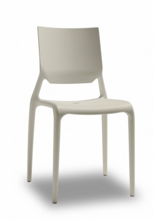 Design Stuhl Kunststoff grau, Stuhl grau
