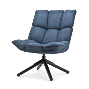 Sessel mit Armlehnen, Sessel Industriedesign in blau