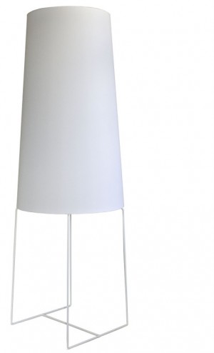 XXL Design-Stehleuchte, moderne Stehlampe in fünf  verschiedenen Farben, weiß