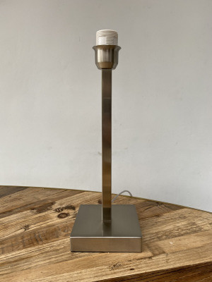 Lampenfuß für eine Tischleuchte, satiniert, Höhe 39 cm