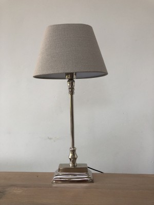Tischlampe mit Lampenschirm, Tischleuchte mit Lampenschirm,  Ø 25 cm