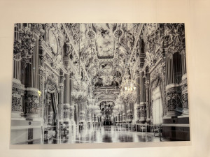 Bild Versailles, Glas Bild Schloß, Breite 160 cm