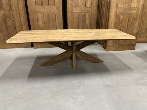 Esstisch Alt-Teakholz, Tisch Holz Teak, Massivholz Esstisch, Breite 240 cm