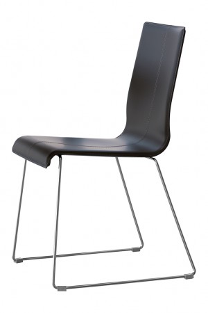 Design Stuhl Kunstleder in verschiedenen Farben