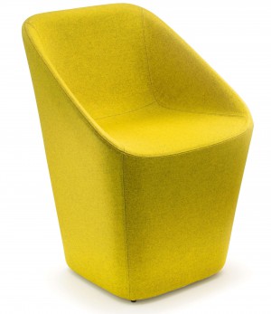 Stuhl gelb, Design Stuhl-Sessel gelb, Sessel gelb