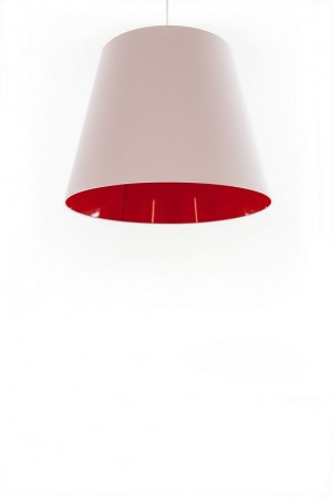 Design-Pendelleuchte, moderne Pendellampe in fünf  verschiedenen Farben, 53 cm
