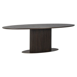 Ovaler Esstisch braun , Tisch oval braun, Esstisch oval braun, Breite 300 cm