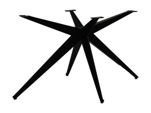 Tischgestell schwarz Metall, Tischfuß Metall schwarz, Metall Tischgestell Spider, Breite 135 cm