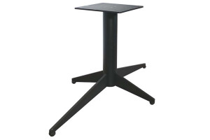Esstischgestell Metall schwarz, Metalluntergestell schwarz, Tischgestell Metall schwarz, für Tischplatten 220-260 cm