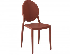 Stuhl rot stapelbar, Stuhl Kunststoff rot
