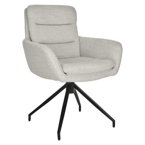 Stuhl grau-weiß drehbar, Esszimmerstuhl drehbar, drehbarer Stuhl grau-schwarz
