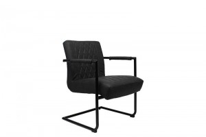 Stuhl-Sessel schwarz, Sessel schwarz, Stuhl schwarz  Industriedesign, Freischwinger Sessel schwarz Industriedesign