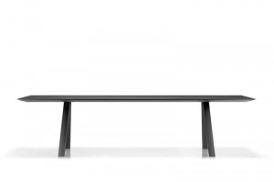 Tisch schwarz , Esstisch schwarz, Konferenztisch schwarz, Länge 360 cm