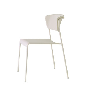 Stuhl weiß, Stuhl Metall Gestell weiß, weißer Stuhl stapelbar