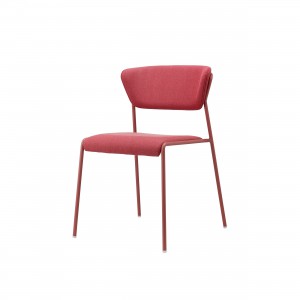 Design Stuhl rot, Stuhl stapelbar, Konferenzstuhl rot,  Besucherstuhl rot