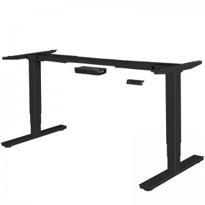 Tischgestell elektrisch höhenverstellbar, höhenverstellbares Tischgestell schwarz, Tisch höhenverstellbar 63 – 128 cm