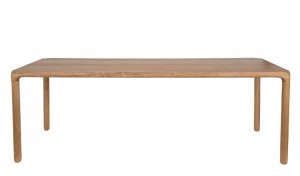 Tisch Natur-braun, Esstisch Farbe Naturholz, Breite 220 cm