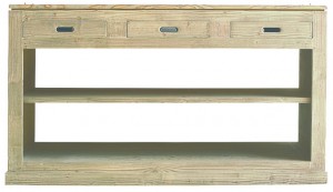 Sideboard Landhaus, Konsole Massivholz in vier Farben, Breite 153 cm