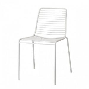 Stuhl weiß  Metall stapelbar, Metall Stuhl weiß, Gartenstuhl weiß Metall 