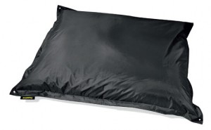 Sitzkissen schwarz, Maße 130x130 cm