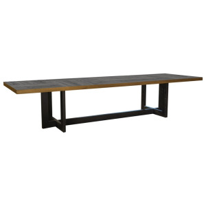 Esstisch dunkel braun , Tisch schwarz-braun, Esstisch braun, Breite 280 cm