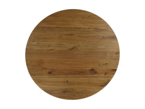 Runde Tischplatte Eiche, Tischplatte rund Eiche, Tischplatte Eiche massiv, Durchmesser 120 cm