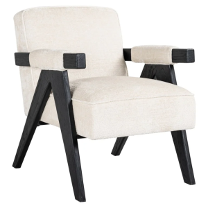 Sessel schwarz-weiß, Sessel weiß mit Lehne Sesselbeine schwarz