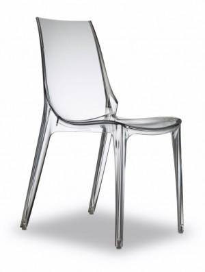 Stuhl transparent, Stuhl stapelbar, Stuhl Outdoor Kunststoff, Gartenstuhl transparent