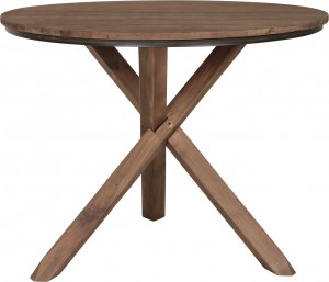 Runder Tisch Holz massiv, Esstisch rund, Tisch im Landhausstil, Durchmesser 100 cm 