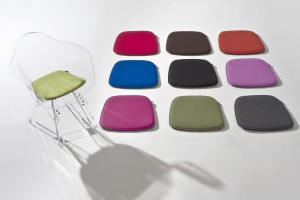 Sitzkissen aus Filz in verschiedenen Farben