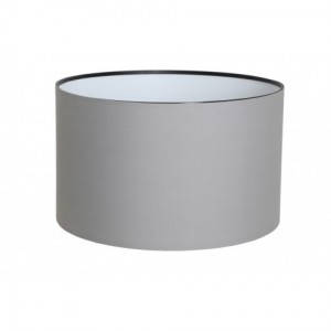 Lampenschirm grau Zylinder-Form, Farbe grau, Ø 45 cm