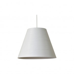 Moderne Hängeleuchte Lampenschirm aus Aluminium, Hängelampe Farbe weiß, Durchmesser 80 cm