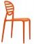 Gartenstuhl, Stuhl Outdoor, Farbe orange