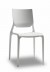 Design Stuhl Kunststoff leinen