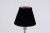 KIemmschirm schwarz, Steckschirm schwarz  Velour für Kronleuchter, Form rund Ø 13 cm