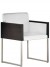 Design Sessel gepolstert in zwei Farben, Sitzhöhe 46 cm