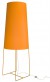 XXL Design Stehleuchte orange, moderne Stehlampe in fünf verschiedenen Farben, Stehlampe orange