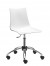 Design Stuhl, Kunststoff, Aluminium Sitzhöhe 50-63 cm