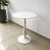 Barocktisch weiß, Tisch rund weiß , Bistrotisch rund weiß,  Durchmesser 60-80 cm