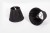 Aufsteckschirm schwarz Kronleuchter  KIemmschirm schwarz rund  Lampenschirm für Kronleuchter  Ø 12 cm