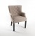 Sessel chesterfield, Gepolsterter Stuhl - Sessel Farbe leinen