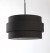 Lampenschirm schwarz, Lampenschirm für eine Stehleuchte / Tischleuchte / Hängeleuchte, Ø 60 cm