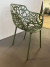 Gartenstuhl grün, Designstuhl grün Aluminium, Outdoor-Stuhl grün