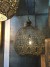 Pendelleuchte antik gold-braun, Hängeleuchte Oriental, orientalische Lampe, Durchmesser 32 cm
