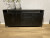 Sideboard schwarz Industriedesign, Anrichte schwarz Holz, Breite 180 cm