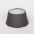 Lampenschirm rund, Farbe Grau, Lampenschirm für eine Tischlampe, Durchmesser 25 cm