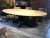 Tischplatte oval, ovale Tischplatte Eiche massiv, oval Eichen-Tischplatte, Länge 200 cm
