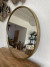 Spiegel rund Farbe Bronze, Wandspiegel rund Gold-Antik, Durchmesser 60 cm