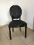 Stuhl schwarz barock, Barock-Stuhl gepolstert 